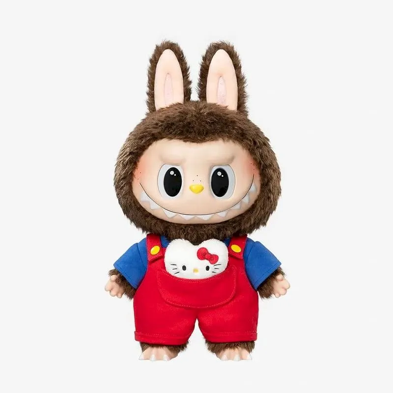 LABUBU THE MONSTERS HELLO KITTY - 搪膠毛絨 公仔 大娃 三麗鷗 正版公仔玩具