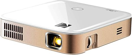 KODAK 柯达 Luma 350 便携式智能投影仪 w/ Luma 应用程序 | 超高清可充电视频投影仪,带板载 Android 6.0,流媒体应用程序,Wi-Fi,镜像,遥控和水晶般清晰的成像